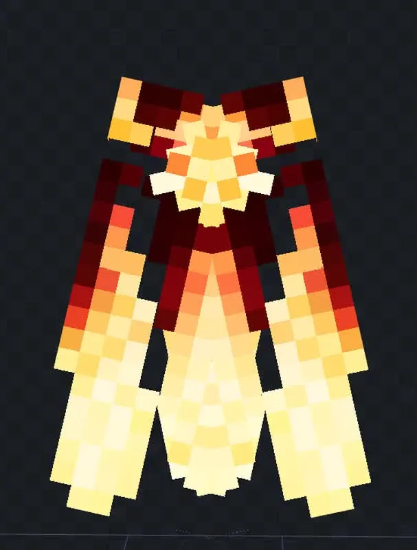 Blaze Dragonfly Elytra Addon / Texture Pack screenshot