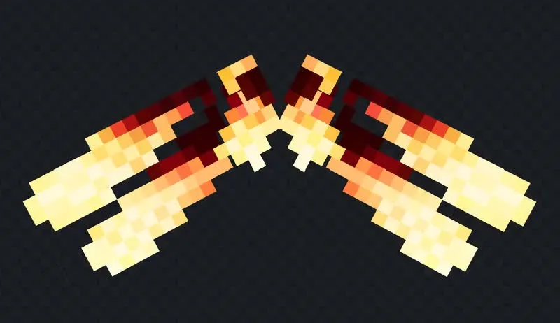 Blaze Dragonfly Elytra Addon / Texture Pack screenshot
