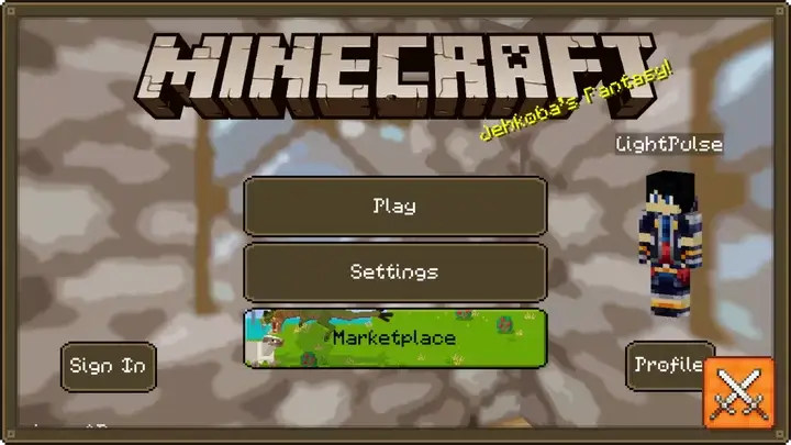 Jehkoba's Fantasy Bedrock Edition – Texture Pack screenshot