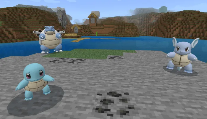 Pixelmon Bedrock Addon screenshot