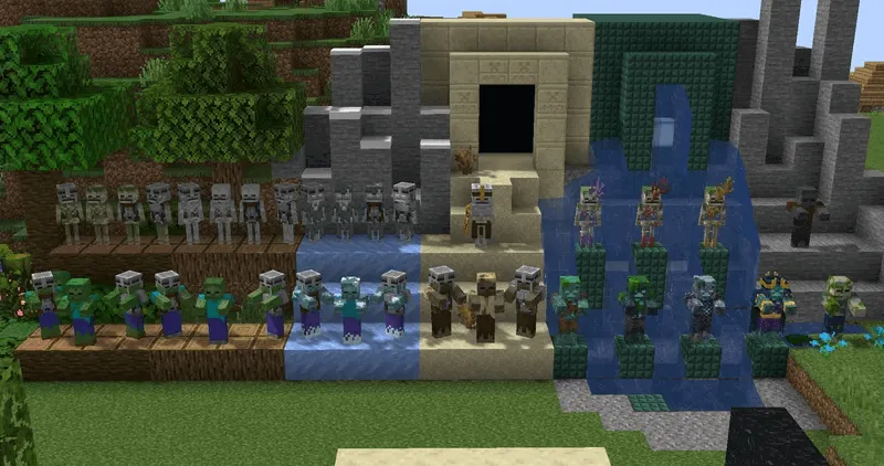 ReCrafted Mobs: Official Bedrock Port Addon / Texture Pack screenshot