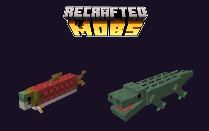 Recrafted Update Aquatic Addon / Texture Pack screenshot