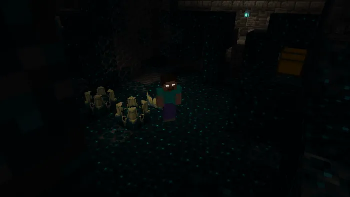 Herobrine Reborn | Warden Addon screenshot
