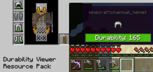 Durability Viewer Resource Pack Add-on / Texture thumbnail