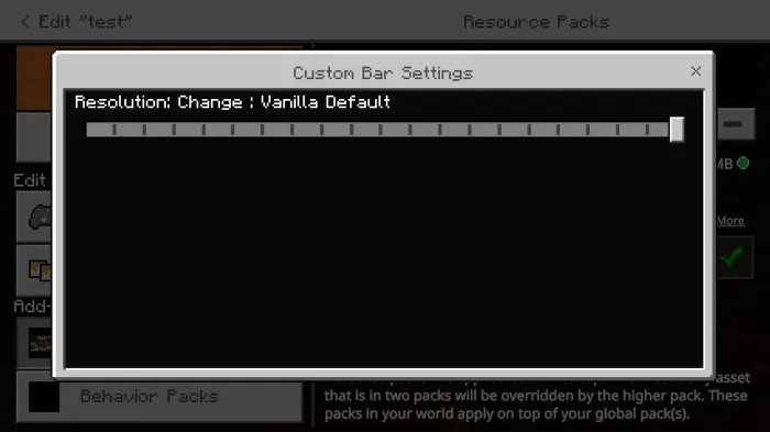 Custom Bar – Addon / Texture Pack screenshot