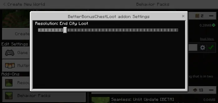 BetterBonusChestLoot Addon screenshot