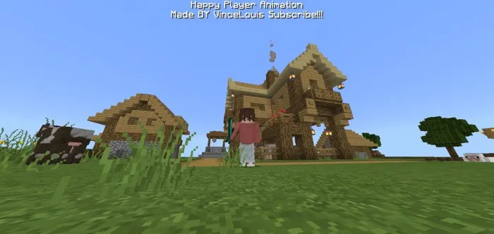 Player Is Happy Animation – Addon / Texture Pack screenshot