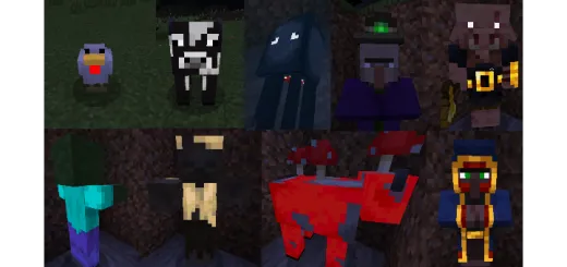 Glowing Entities – Addon / Texture Pack thumbnail