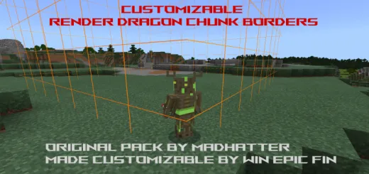 Customizable Render Dragon Chunk Borders Add-on / Texture thumbnail
