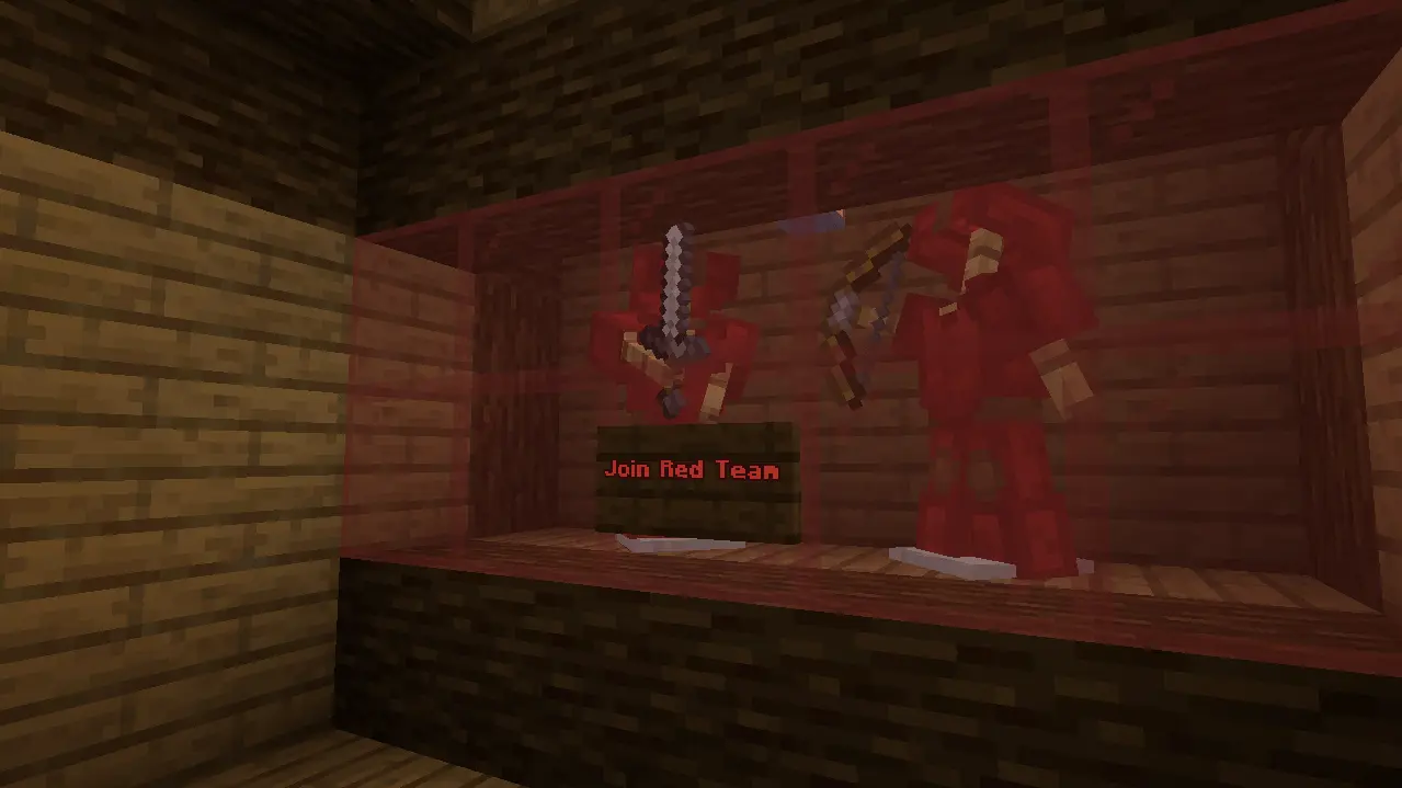 PVP Fights Red vs Blue Map screenshot
