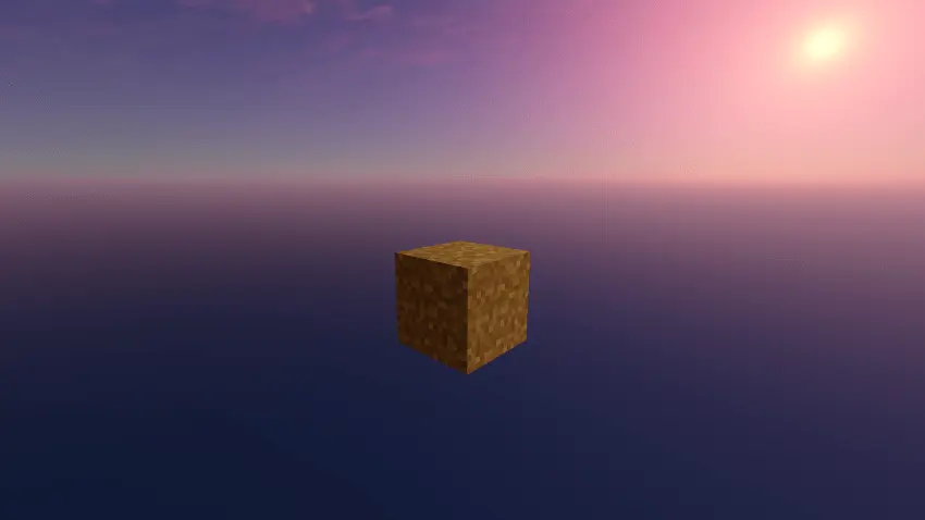 Infinite One Block Hardcore Map screenshot