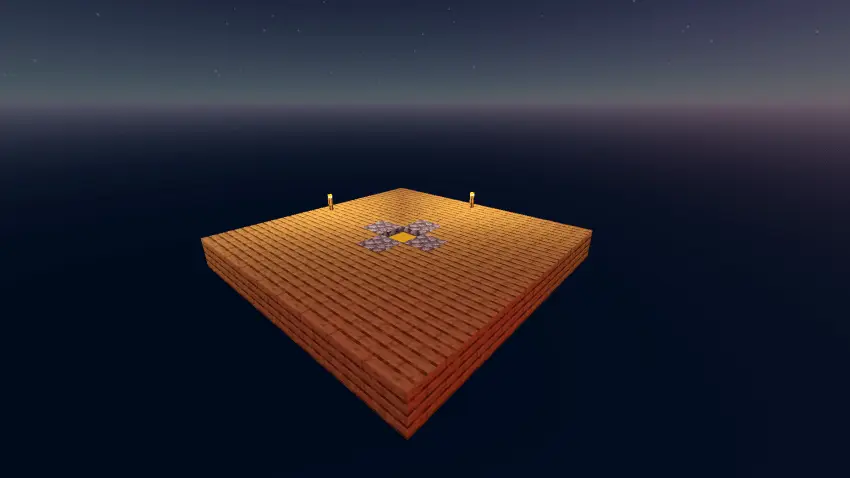 Infinite One Block Hardcore Map screenshot