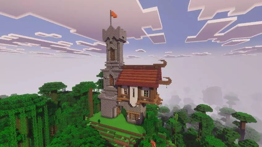 Hardcore Tower House Map screenshot