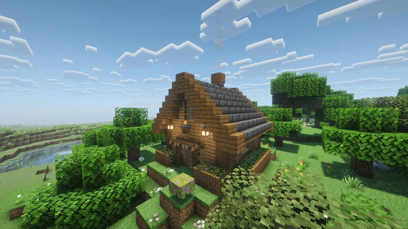 Simple Flower Forest Starter House Map thumbnail