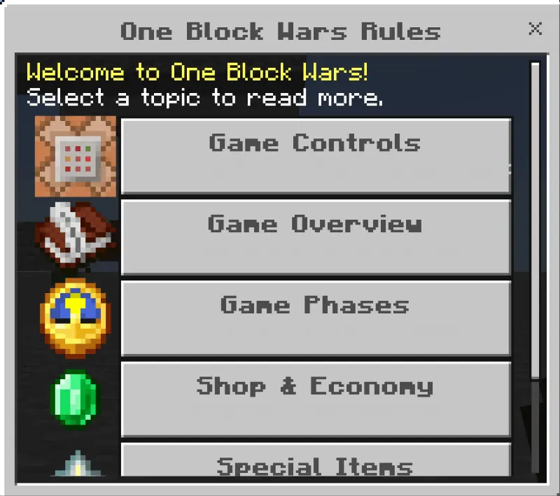 One Block Wars - The Ultimate PvP Skyblock Map screenshot