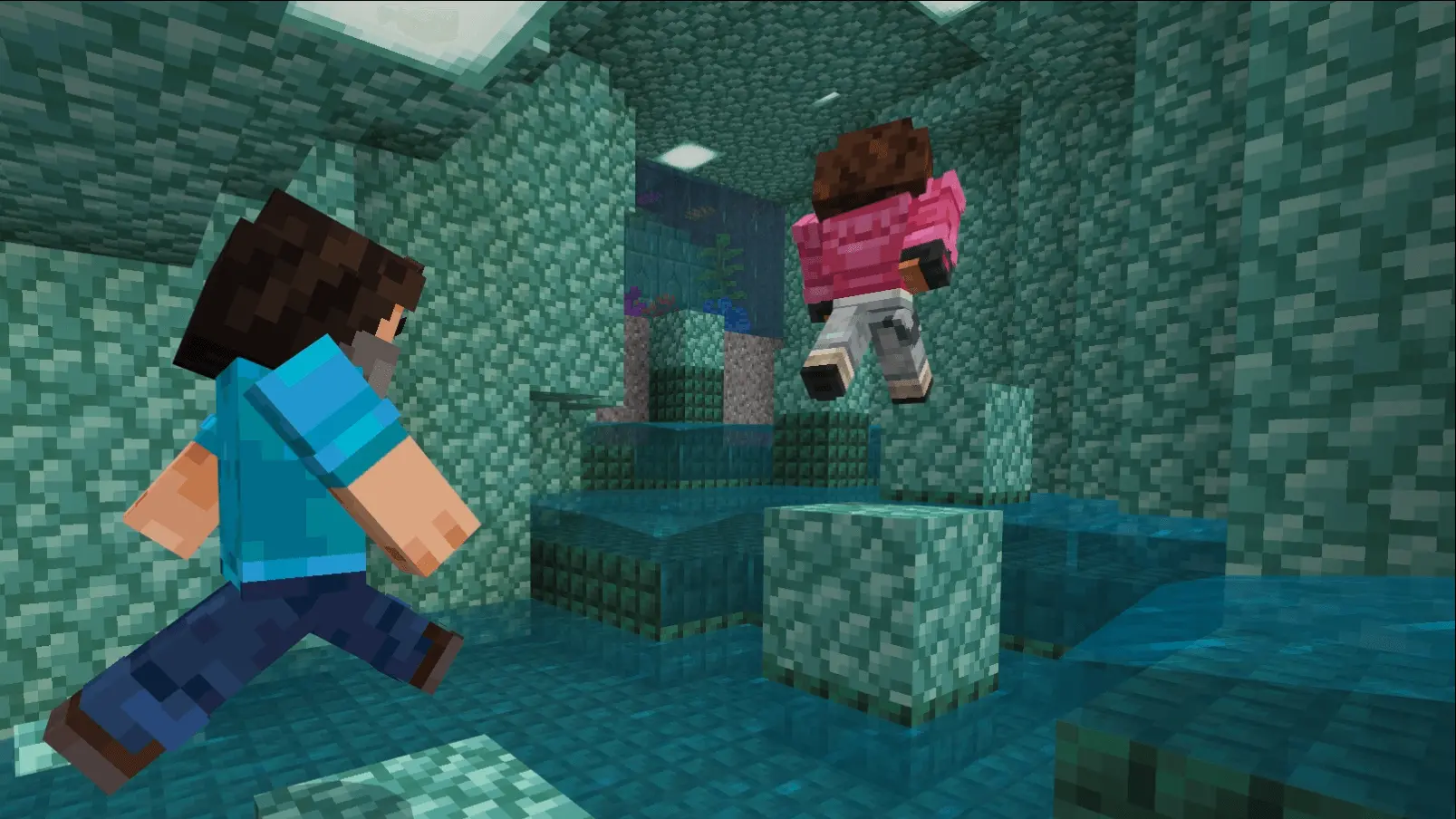 Biome Spiral Parkour Map screenshot