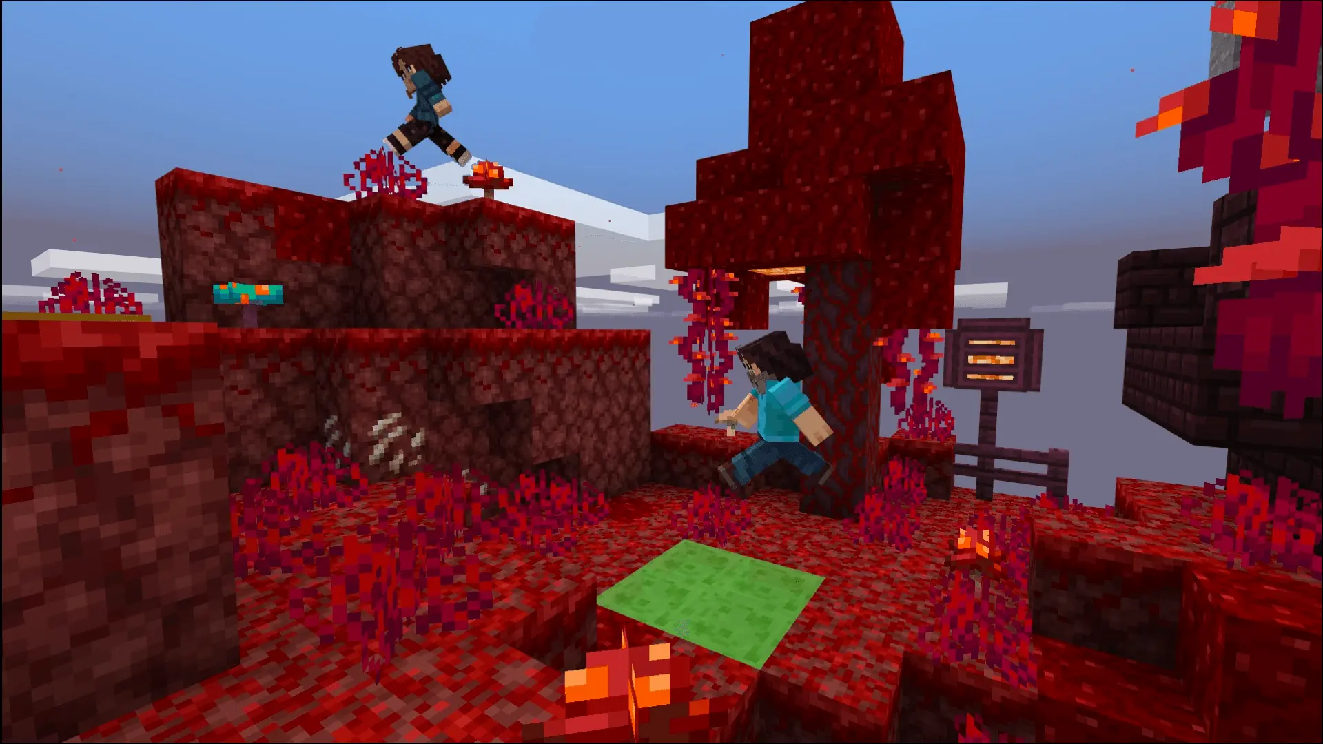 Biome Spiral Parkour Map screenshot
