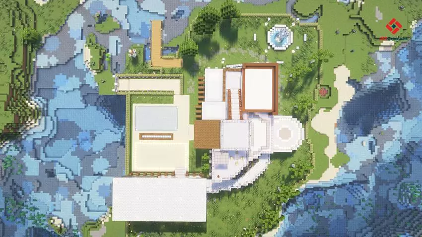 Survival Modern Mansion Map screenshot
