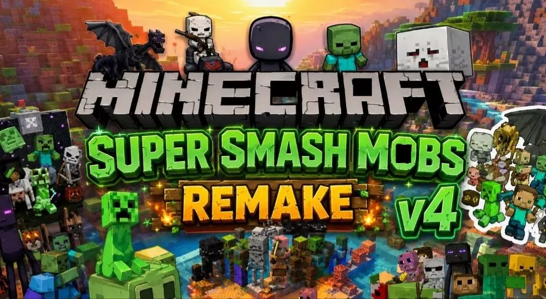 Super Smash Mobs Remake Map thumbnail