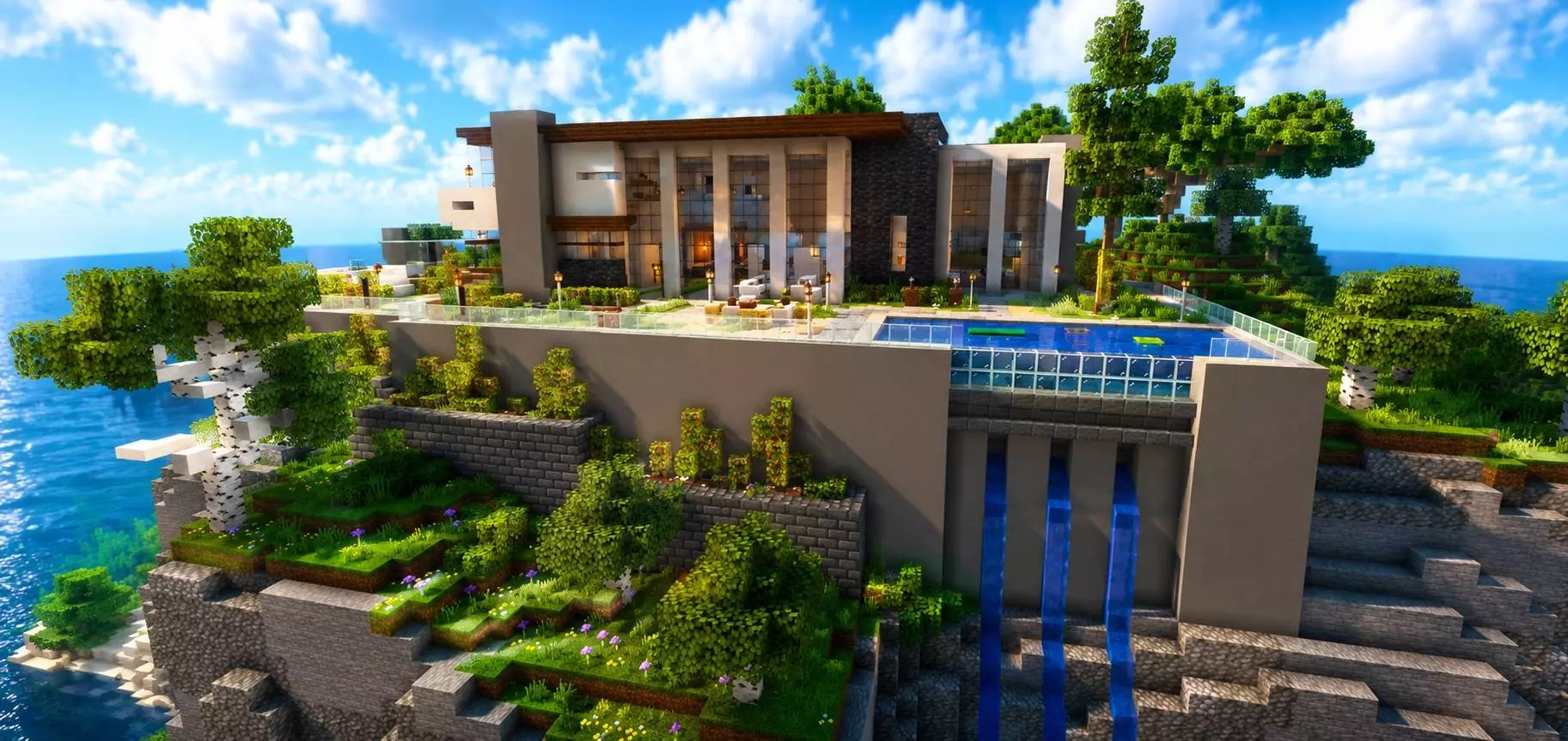 Modern Mansion (Achievements On) Map thumbnail