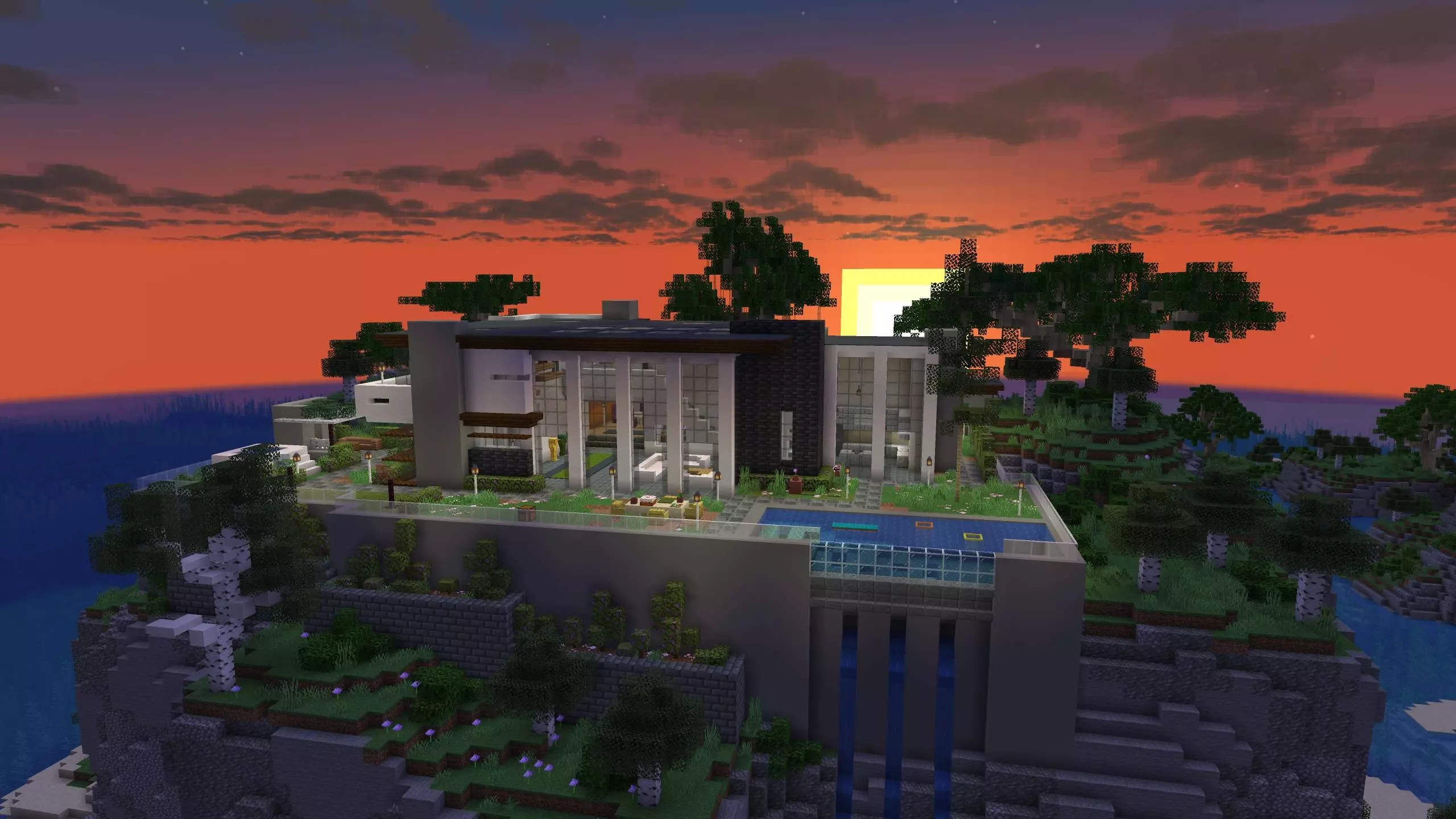 Modern Mansion (Achievements On) Map screenshot
