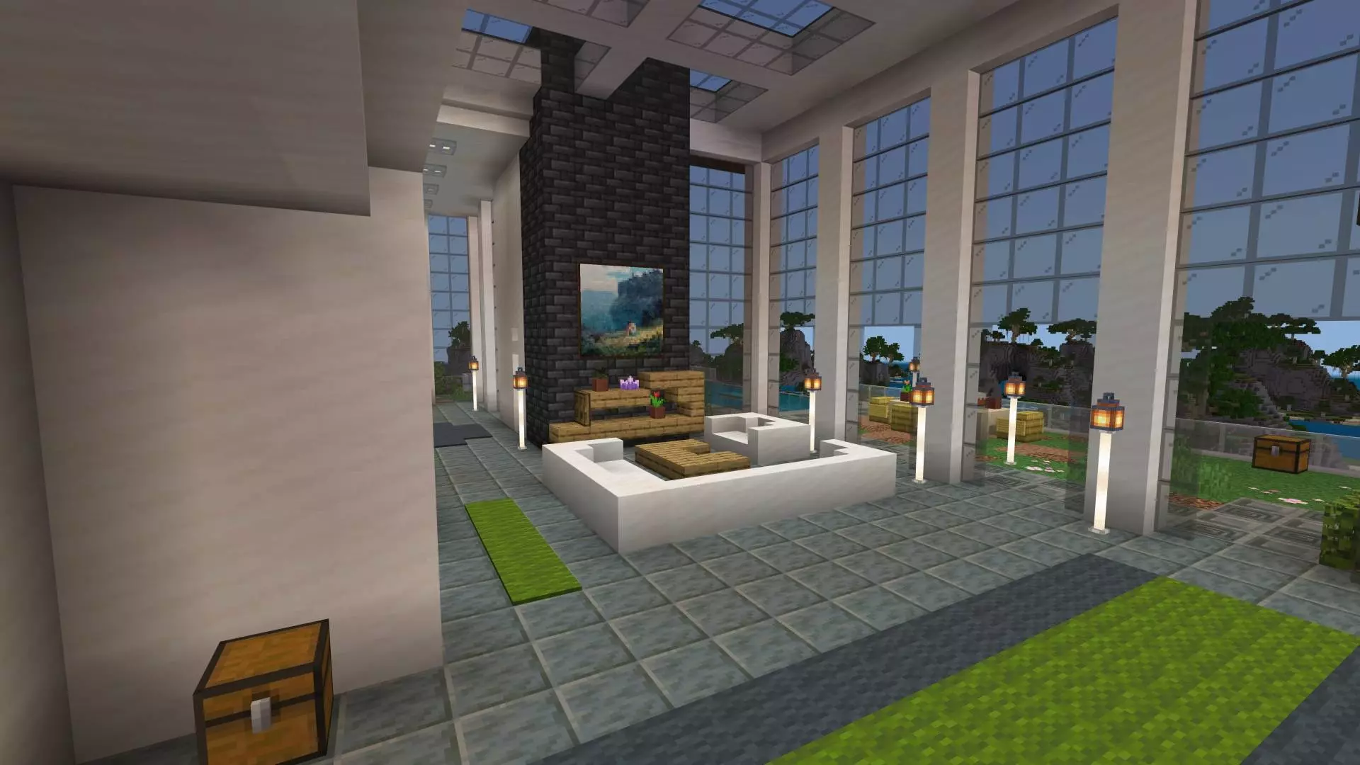 Modern Mansion (Achievements On) Map screenshot