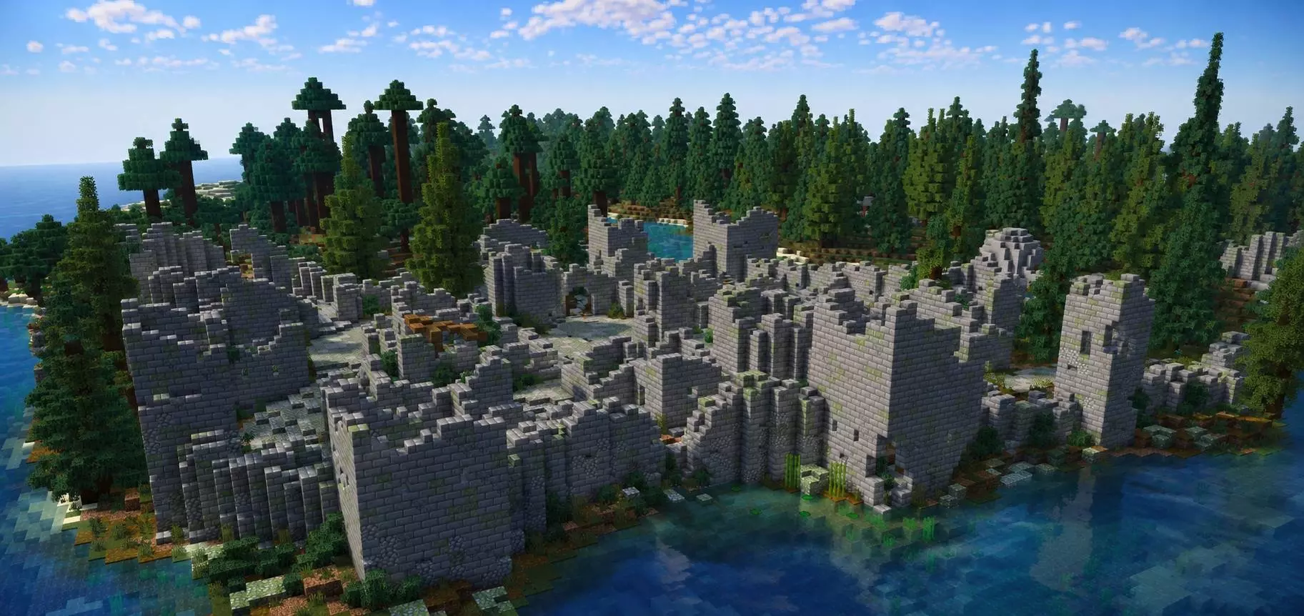 Medieval / Fantasy Castle Ruins Map thumbnail