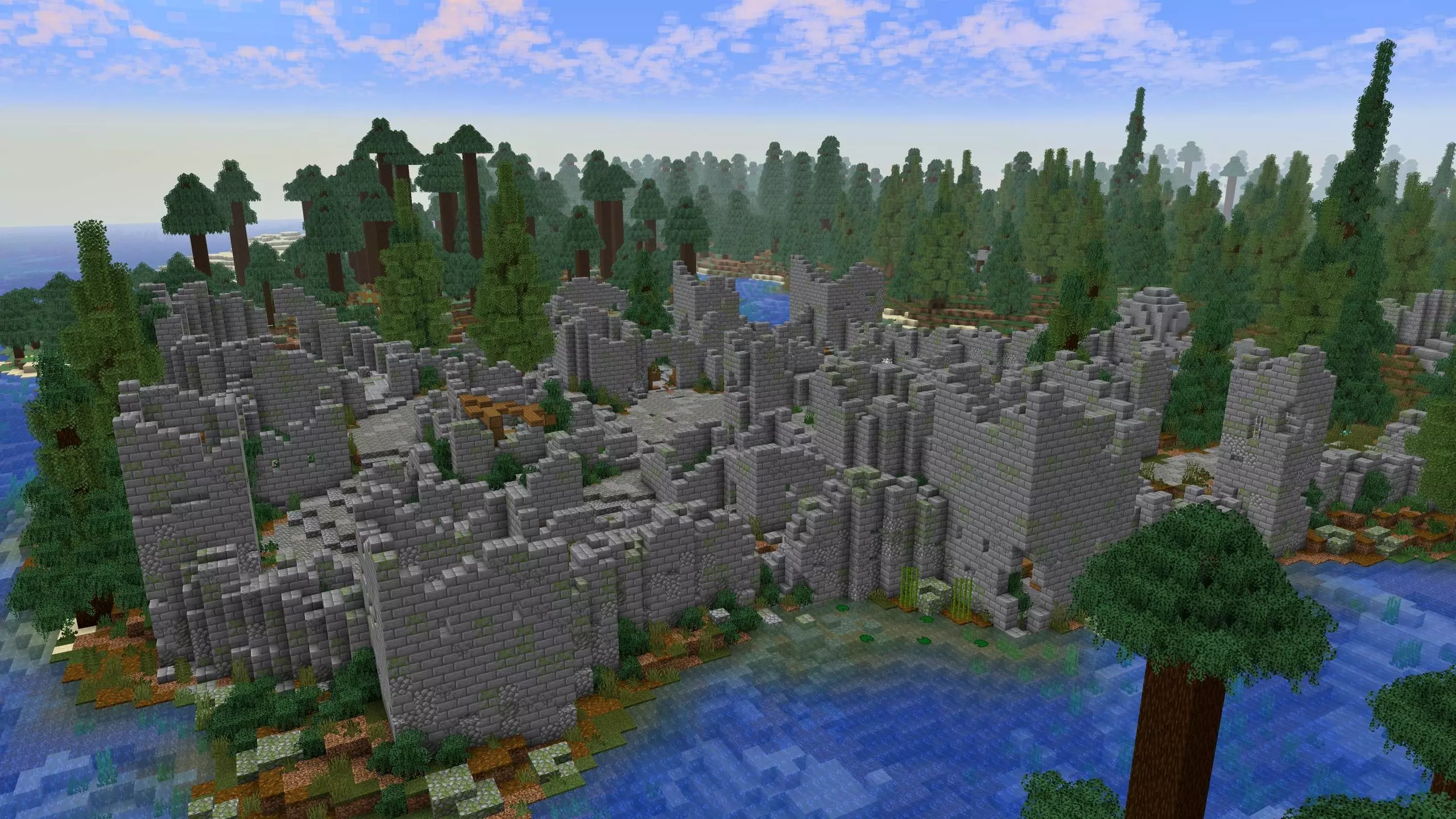Medieval / Fantasy Castle Ruins Map screenshot
