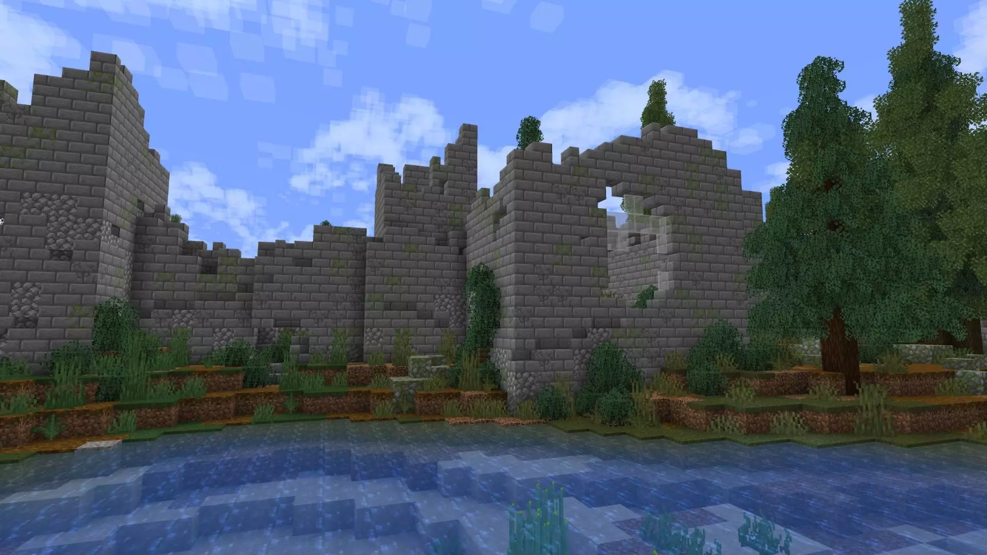 Medieval / Fantasy Castle Ruins Map screenshot