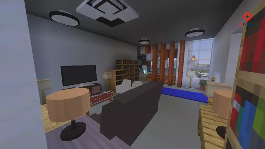 Modern House #24 (With Furnitures) Map screenshot