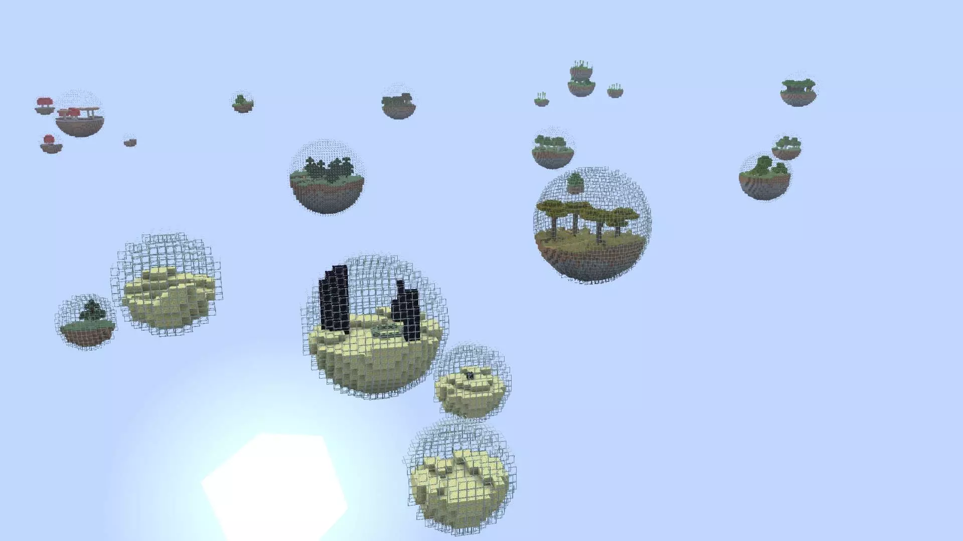sky challenge bubbles map screenshot