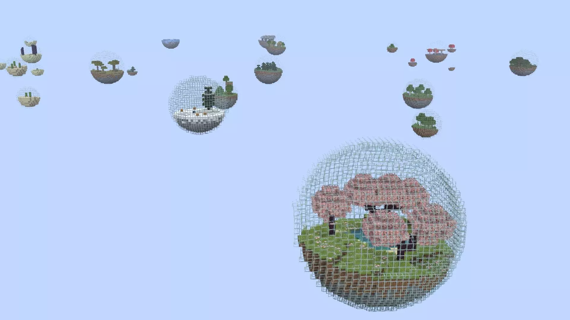 sky challenge bubbles map screenshot
