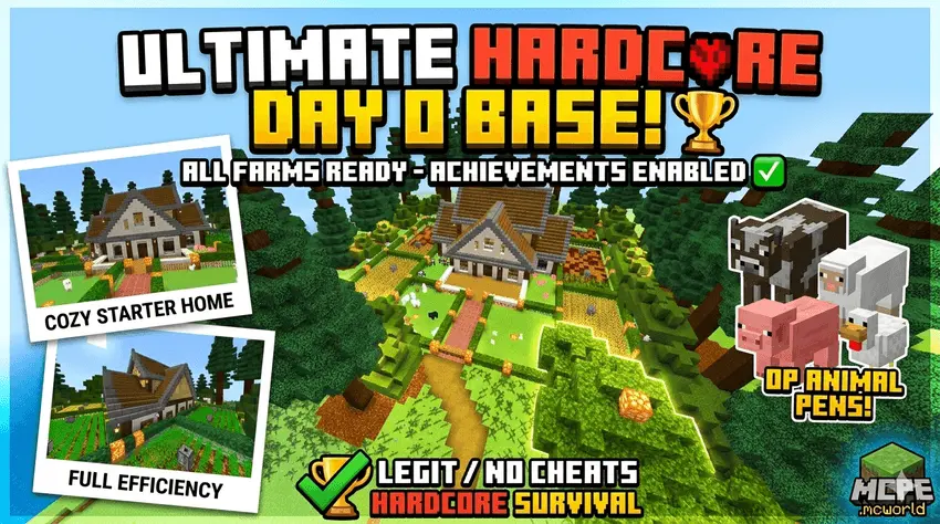 the ultimate day 0 hardcore survival base map thumbnail