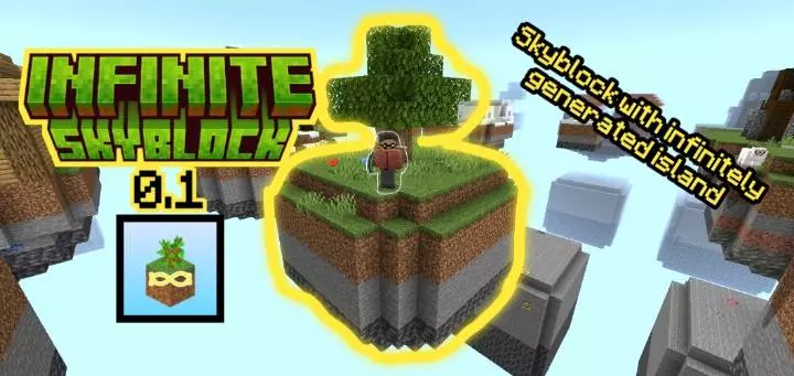 infinite skyblock map thumbnail