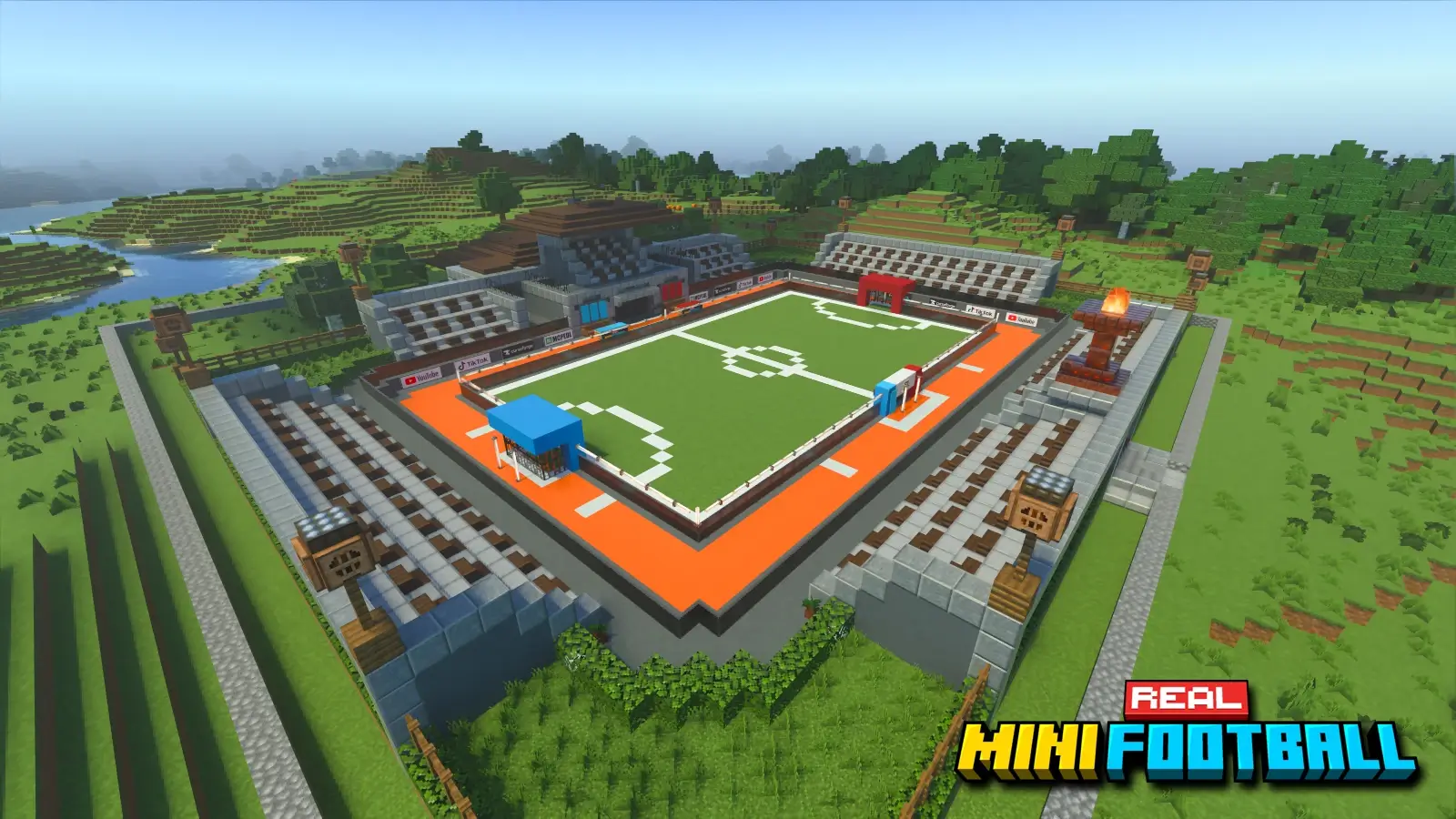 real mini football competitive 2v2 soccer match map screenshot