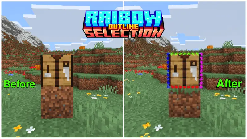 rainbow outline selection addon thumbnail
