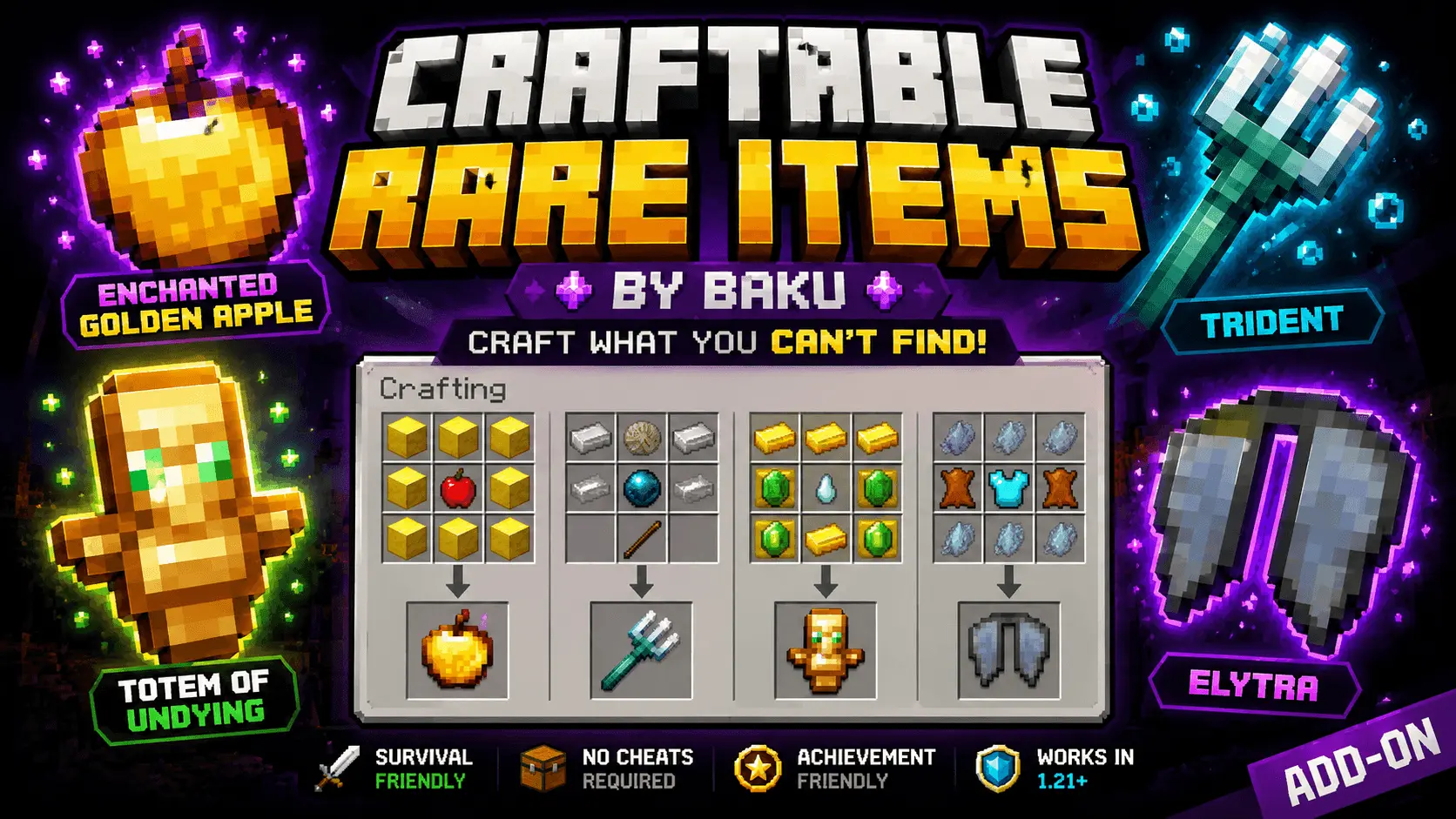 craftable rare item addon thumbnail
