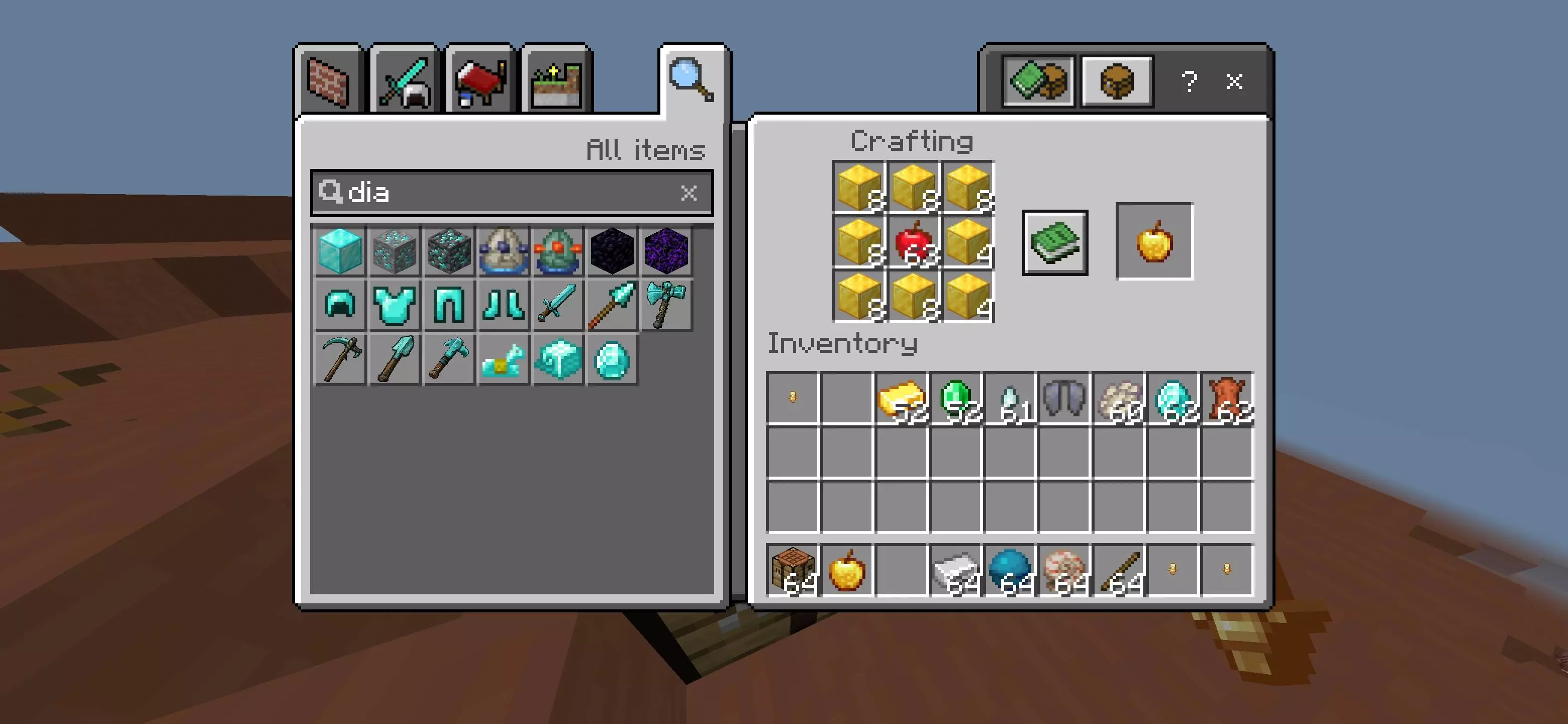 craftable rare item addon screenshot