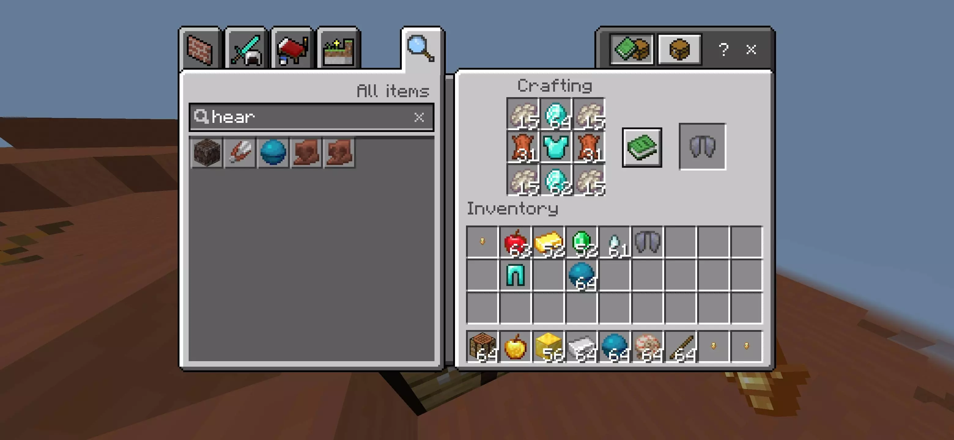 craftable rare item addon screenshot