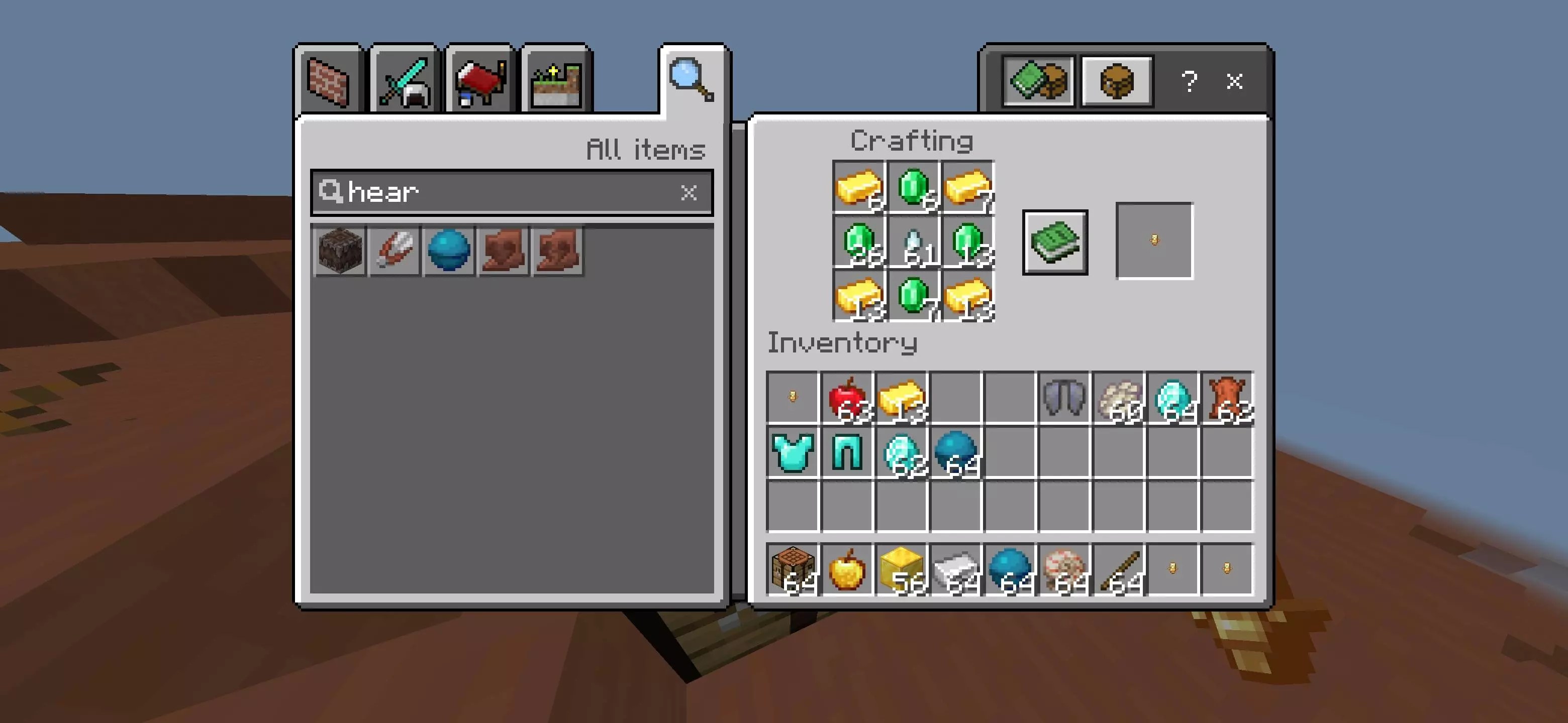 craftable rare item addon screenshot