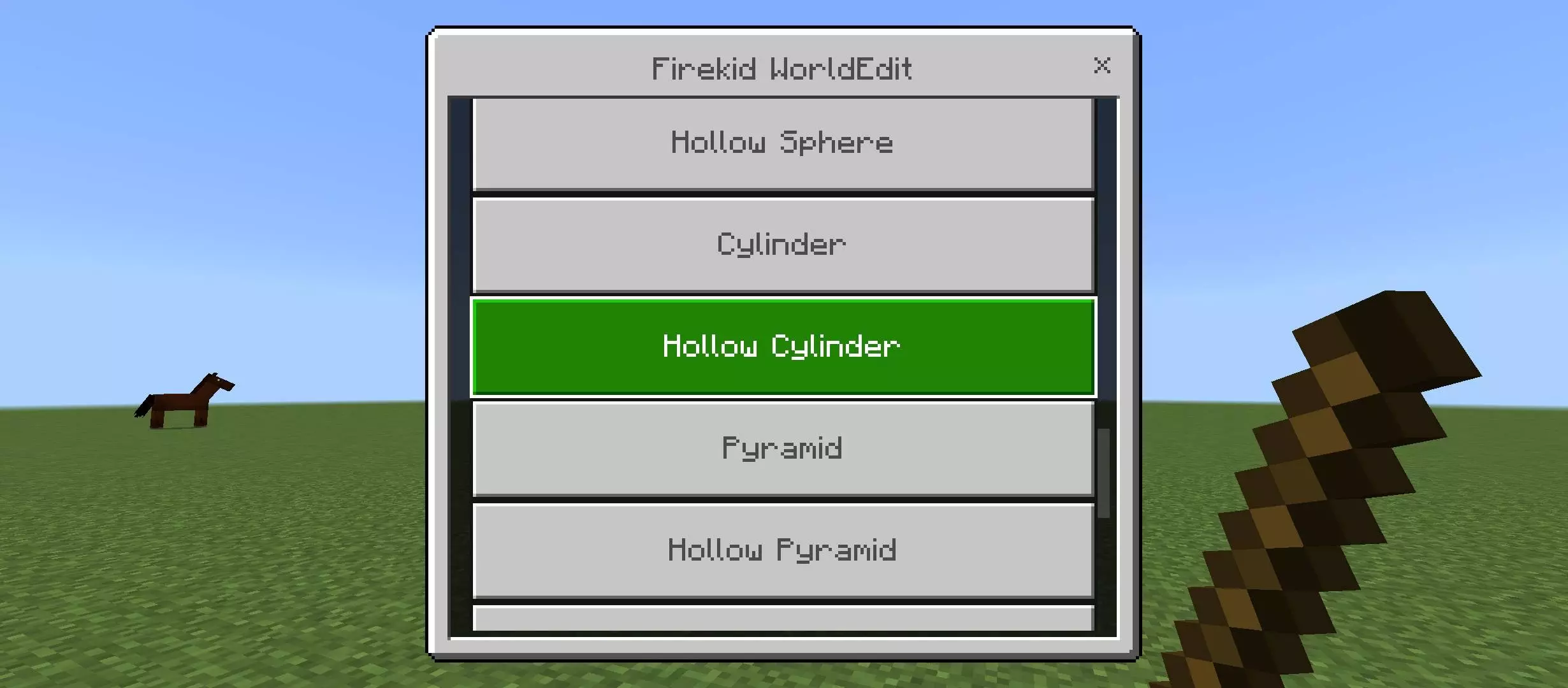 firekid worldedit addon screenshot