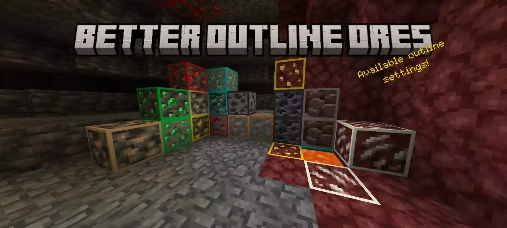 better outline ores addon texture pack thumbnail