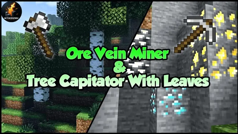 Tree capitator and vein miner Addon thumbnail