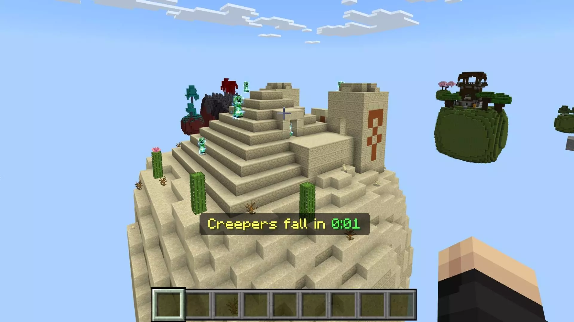 Creeper Rain Sky Challenge Map pic 3