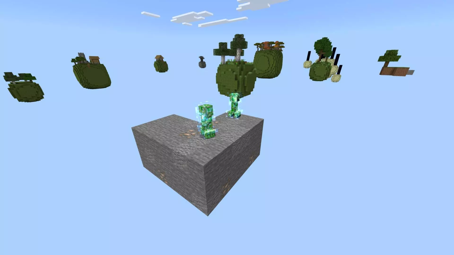 Creeper Rain Sky Challenge Map pic 4