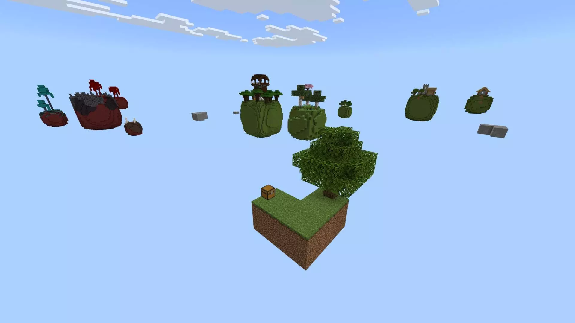 Creeper Rain Sky Challenge Map pic 5
