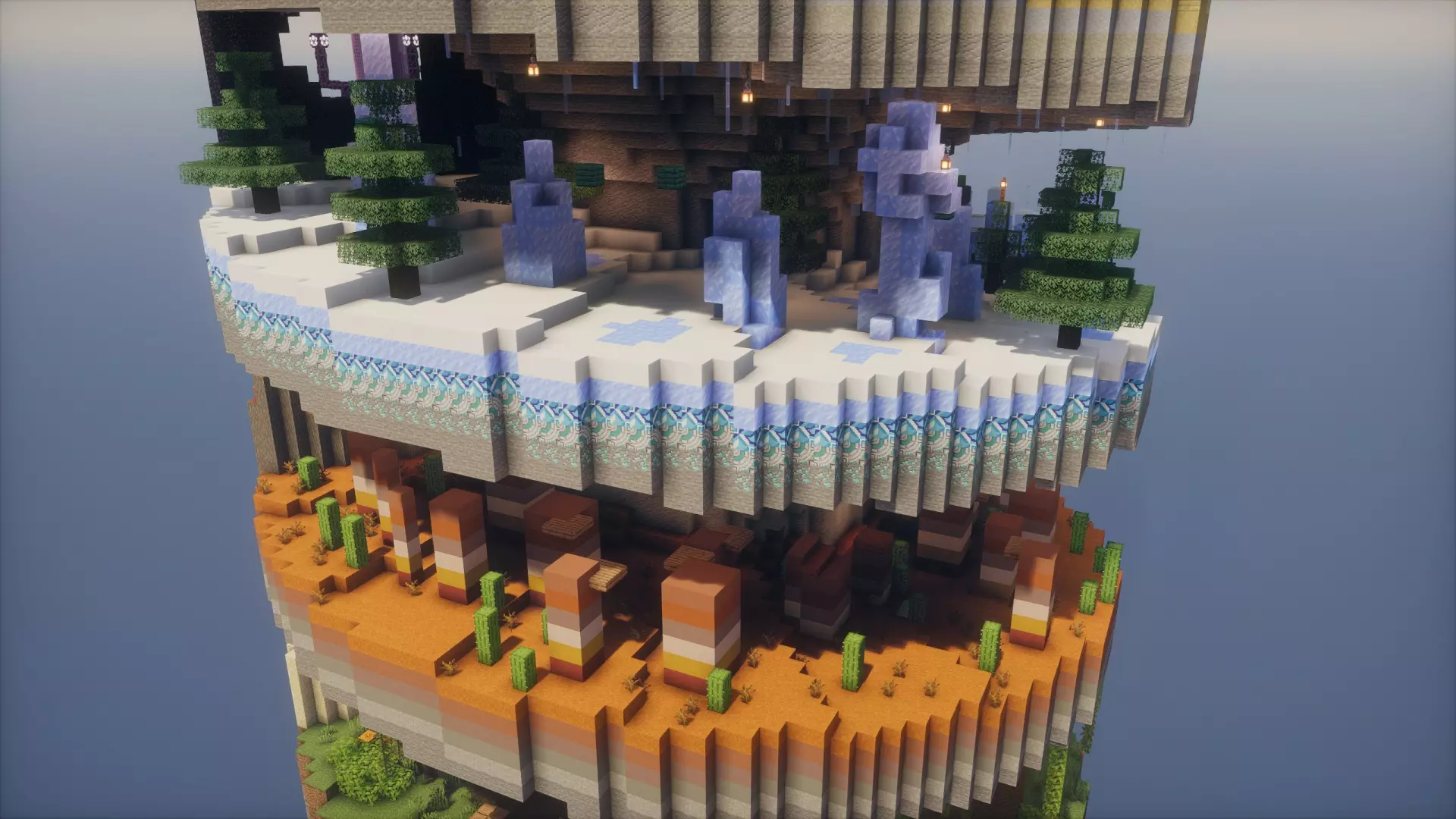 spiral parkour challenge map screenshot