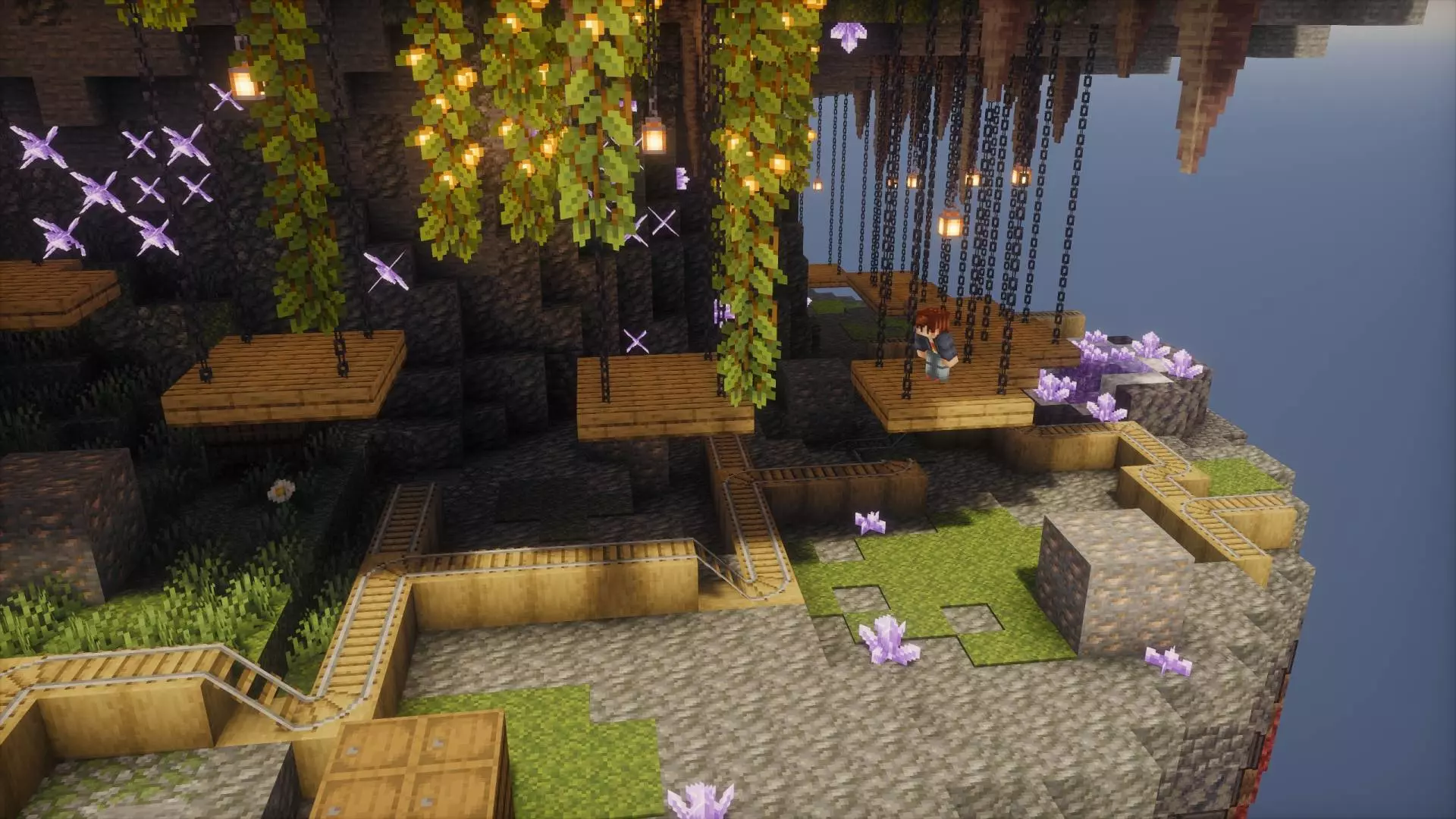 spiral parkour challenge map screenshot