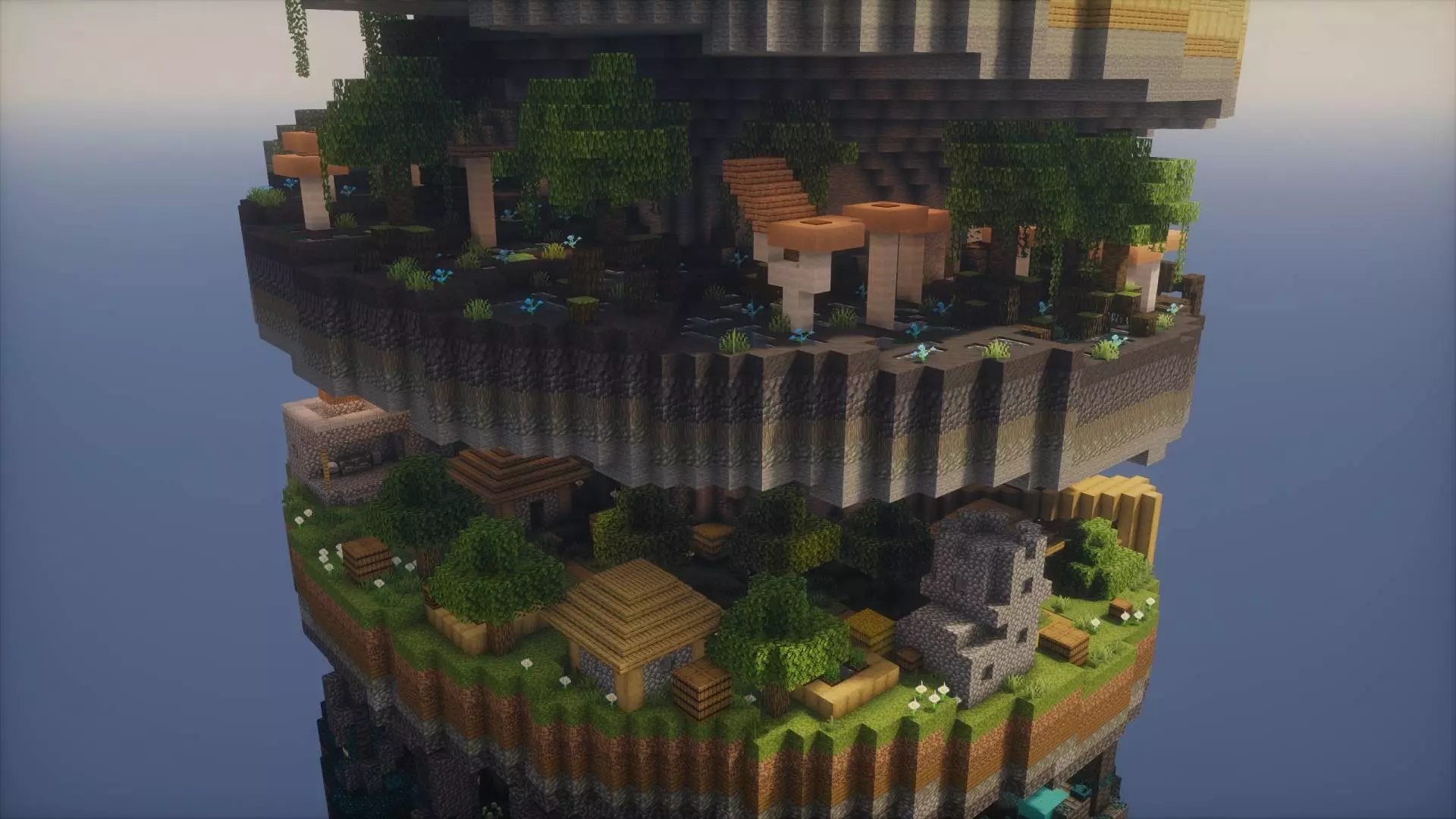 spiral parkour challenge map screenshot