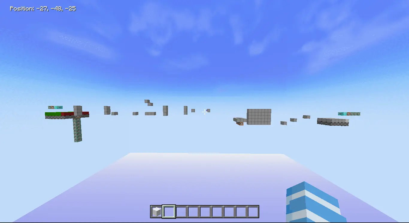 parkour bridging challenge map screenshot